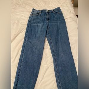 Straight Leg Jeans High Rise